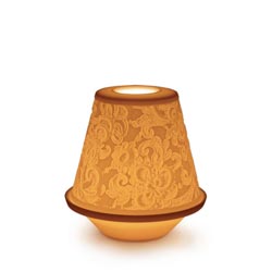 Litofania puntilla con plato