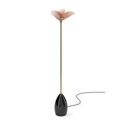 Lampara de pie blossom (rosa-oro)(ce)