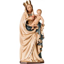 Virgen Gtica - Imagen en talla de madera