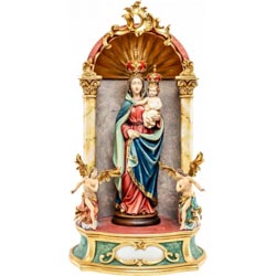 Virgen con Nio Jess y paloma - Altar casero...