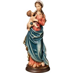 Virgen Dolomites - Imagen en talla de madera ...