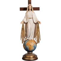 Nuestra Seora de todos los Pueblos con rayos...