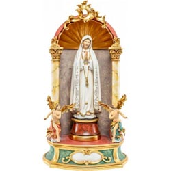 Nuestra Seora de Ftima - Altar casero barro...