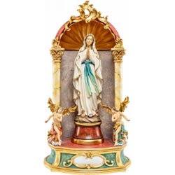 Nuestra Seora de Lourdes - Altar casero barr...