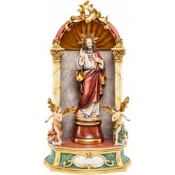 Sagrado Corazn de Jess con aureola - Altar ...