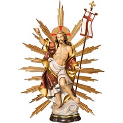 Resurreccin de Cristo con aureola - Talla en...