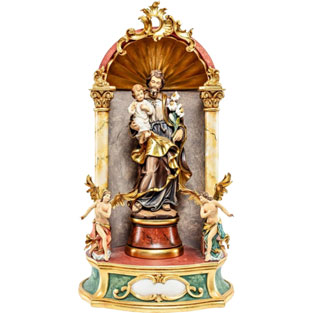 Imagen de San Jos con el Nio Jess - altar ...