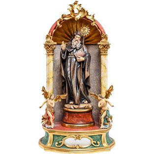 Imagen de San Francisco de Paula - altar en t...