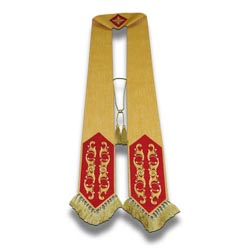 Estola raso oro 80% lana 20% tis