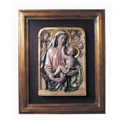 Relieve Virgen Central Grupo ngeles en alaba...