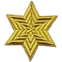Estrella seis puntas 10x10 cm