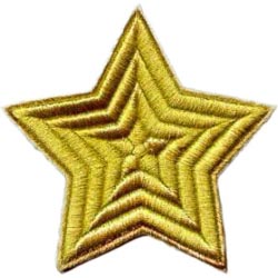 Estrella cinco puntas 5x5 cm