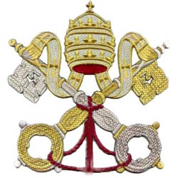 Escudo papal grande 32x38