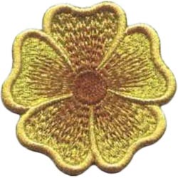 Flor color interior pequea 7x7