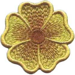 Flor color interior mediana 9x9