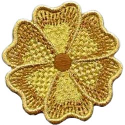 Flor color exterior pequea 7x7