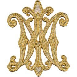 Ave Mara rombos pequea 13x16