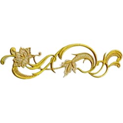 Cenefa flor grande 27x8