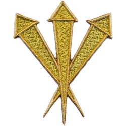 Tres clavos cruzados mediana 12x15