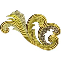 Cenefa en ondas mediana 15x8