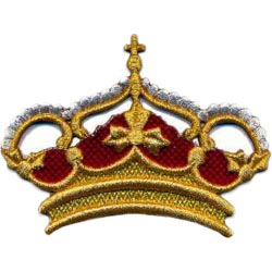 Corona real pequea 9x6 cm