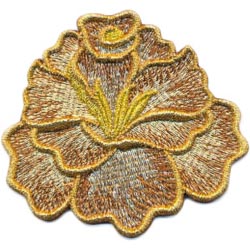 Flor color grande 8x6