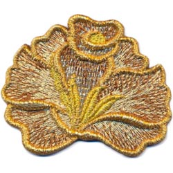 Flor color grande 8x6