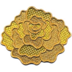 Flor tres colores mediana 8x6