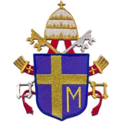 Escudo juan pablo ir 12x16