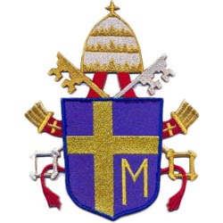Escudo juan pablo ir 20x25
