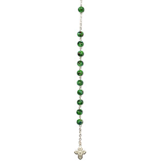 Pulsera Imitacin Cloisonn 8 mm Verde