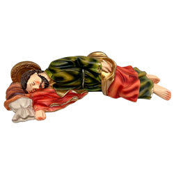 Imagen de San Jos durmiendo en resina de poli...