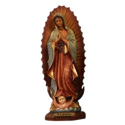 Virgen Guadalupe resina 33 cm