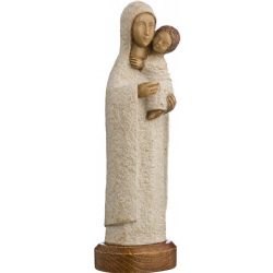 Virgen Eleousa - Imagen en alabastro moldeado...