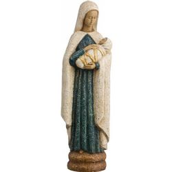 Virgen y Nio - Imagen en alabastro moldeado ...