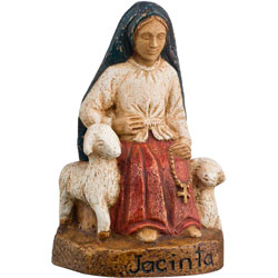 Imagen de Jacinta de Ftima (sentada) en pied...