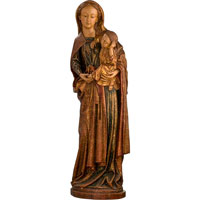 Nuestra Se�ora del Abandono - Talla de madera - 121 cm - Monast�re de Bethl�em (Francia)