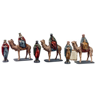 Reyes a camello con pajes