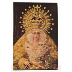 Icono de madera Mesilla Virgen Macarena