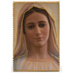 Icono de madera Mesilla Virgen Mara