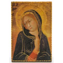 Icono de madera Mesilla Virgen Mara