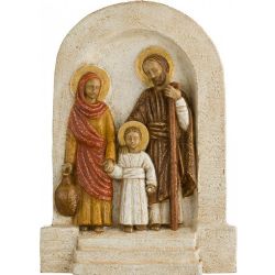 Relieve Sagrada Familia (policroma ocre)  Mo...