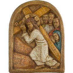 Relieve Cargando la Cruz  Monasterio de Beln...