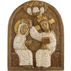 Relieve Coronacin de la Virgen  Monasterio d...