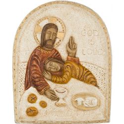 Relieve Sagrada Comunin  God is Love  Monast...