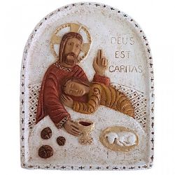 Relieve Sagrada Comunin  Deus est Caritas  M...