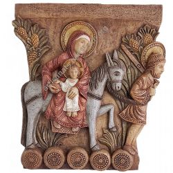 Relieve Huida a Egipto  Monasterio de Beln (...
