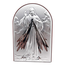Icono Jess Misericordia en plata de ley sobre ...