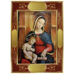 Cuadro de la virgen con nio
