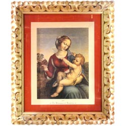 CUADRO DE LA VIRGEN CON NIO DE RAFAEL SANZIO